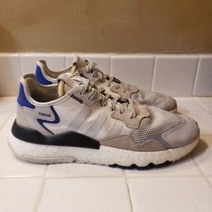 Adidas Nite Jogger Active Royal Blue Sneakers US Men Size 11 Women Size 10